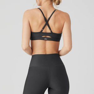 ALO Yoga | Airlift Intrigue Bra - Anthracite - XS